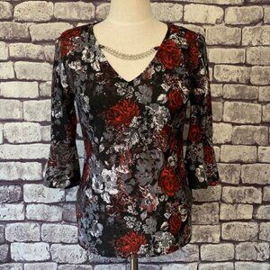 Theo & B Multicolored Top Size Medium